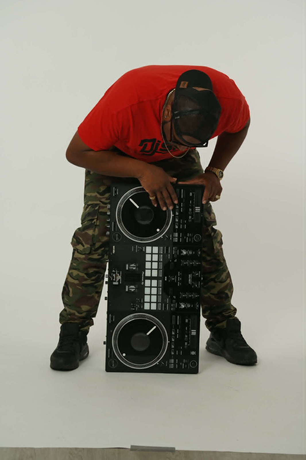 DJ Spin on the decks